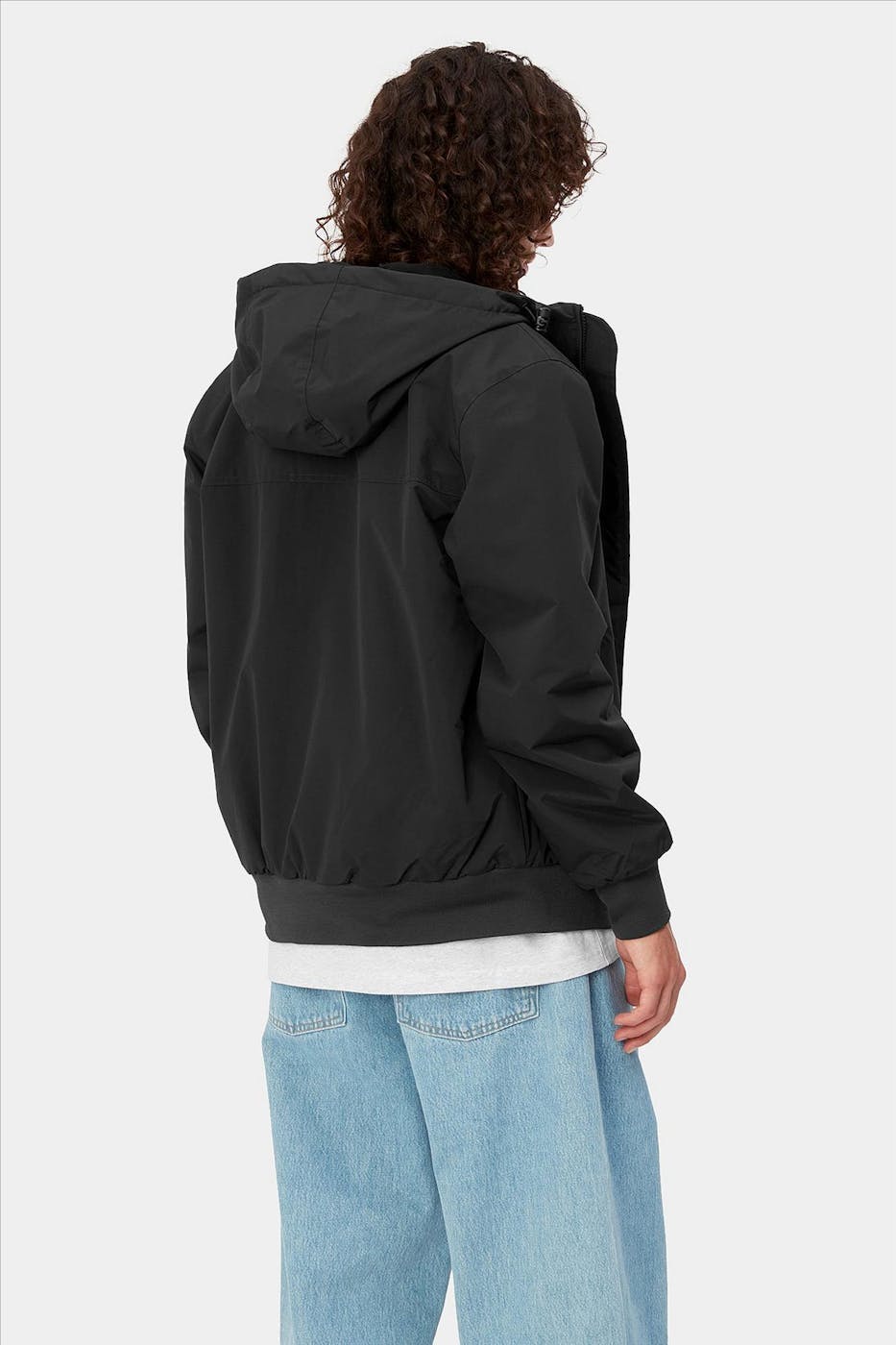 Carhartt WIP - Zwarte Hooded Sail jas
