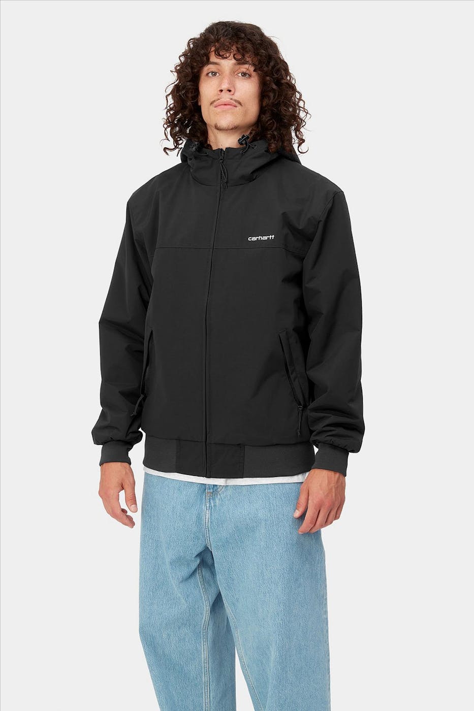 Carhartt WIP - Zwarte Hooded Sail jas