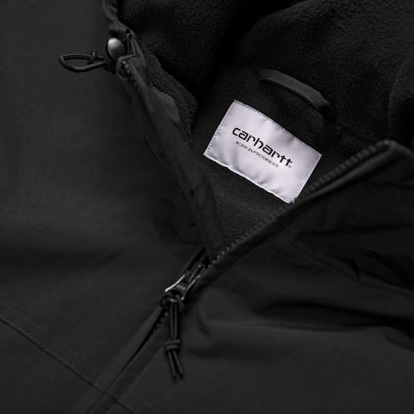 Carhartt WIP - Zwarte Hooded Sail jas