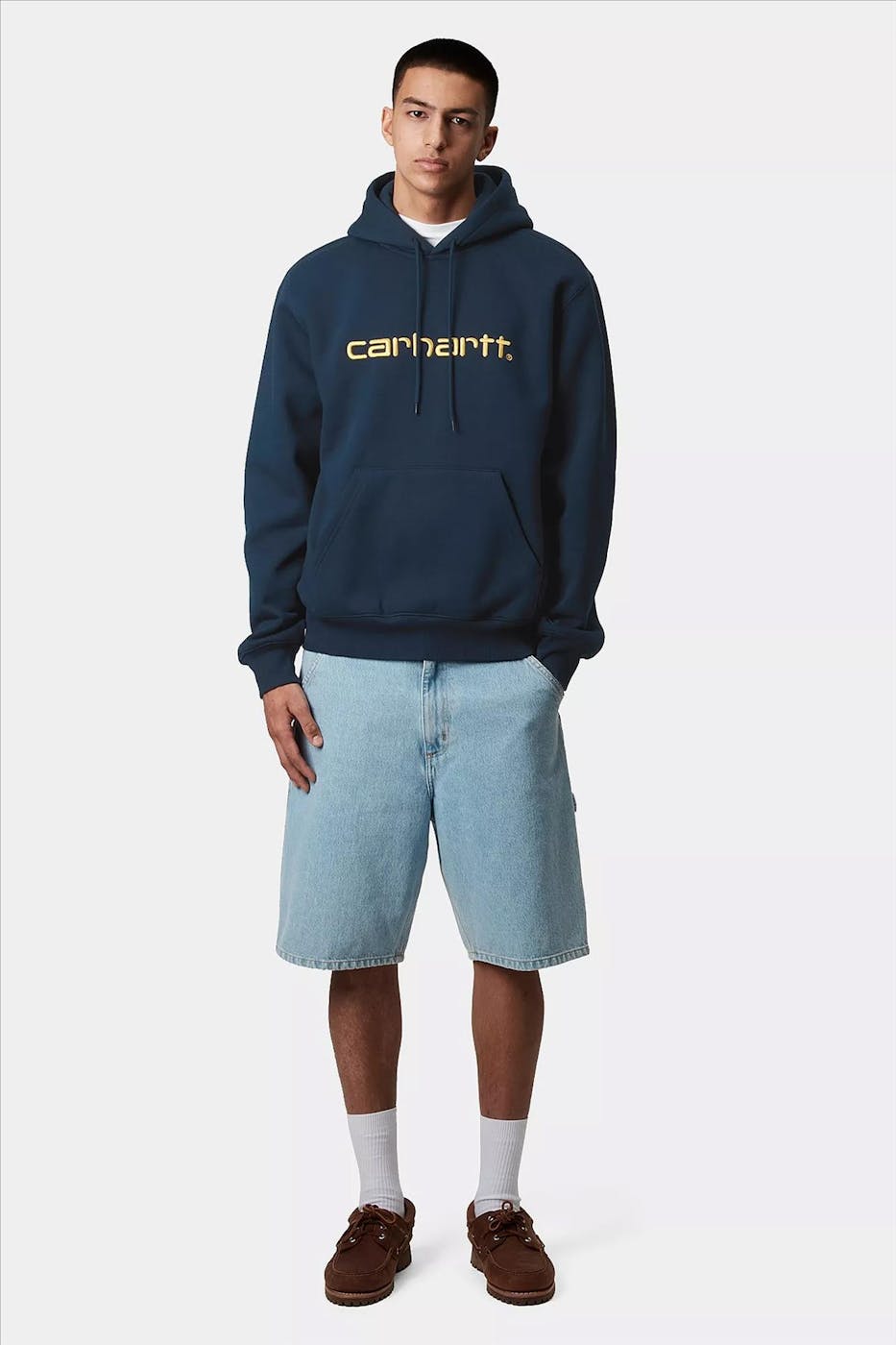 Carhartt WIP - Donkerblauwe Carhartt hoodie