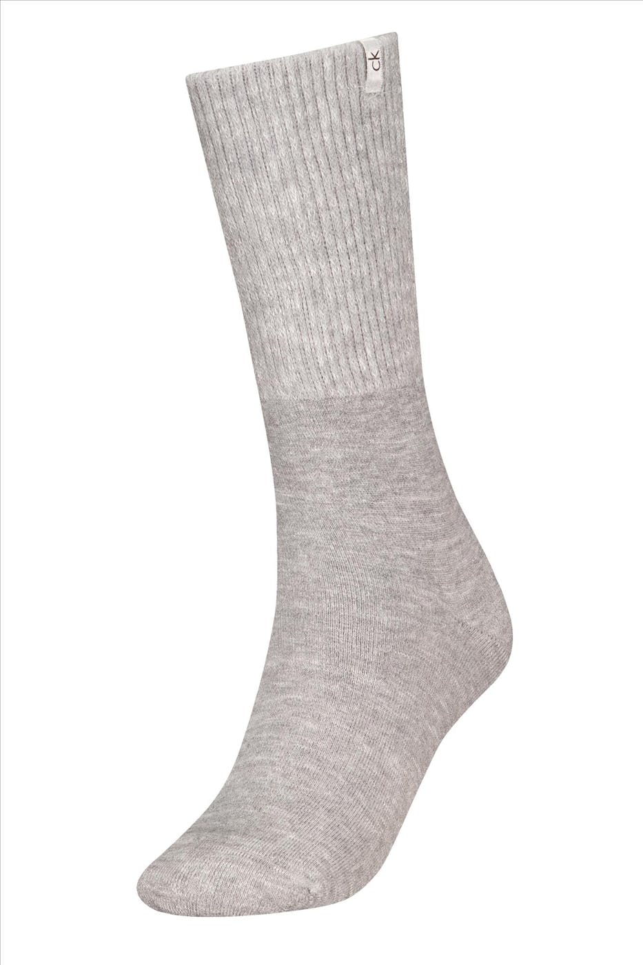 Calvin Klein - Grijze Long Home sokken
