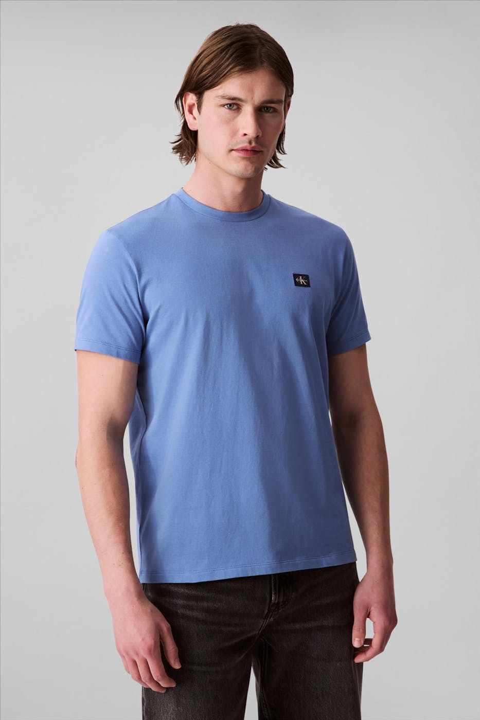 Calvin Klein Jeans - Blauwe Classic Badge T-shirt