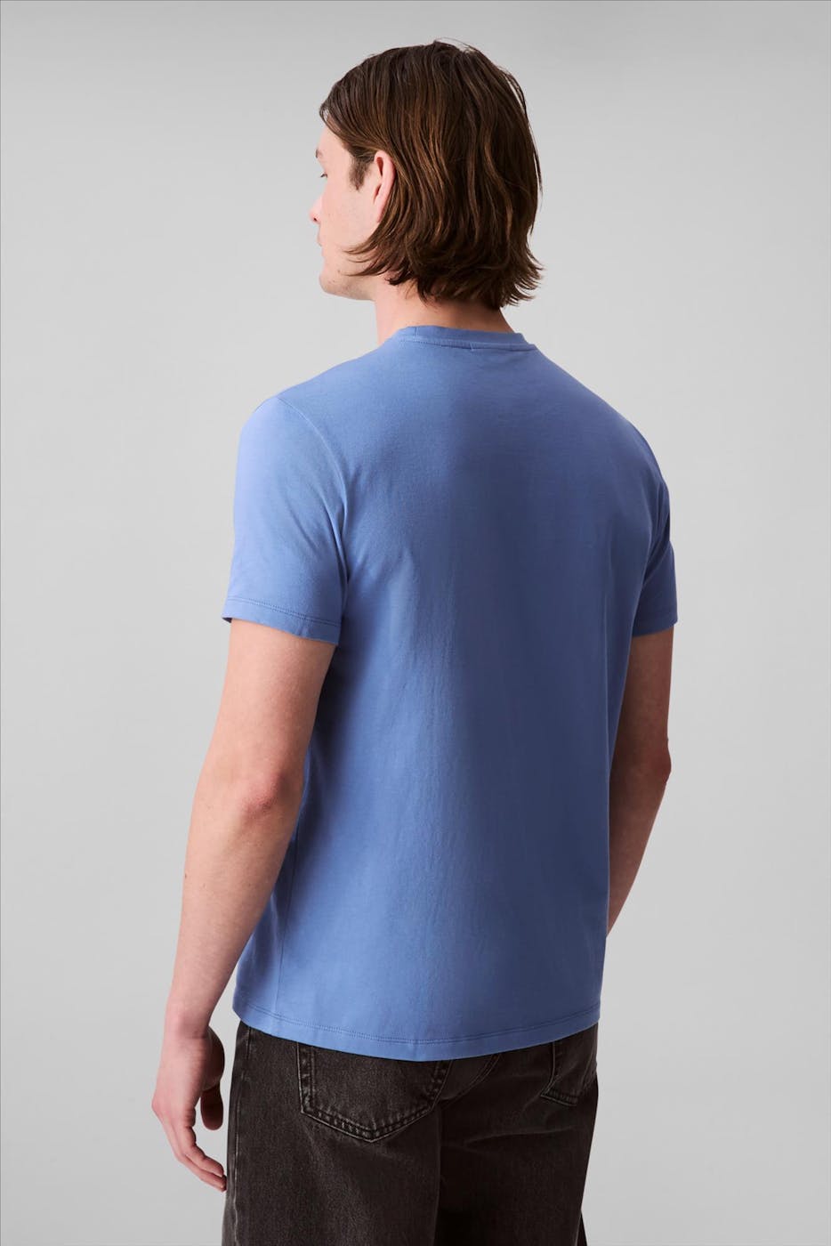 Calvin Klein Jeans - Blauwe Classic Badge T-shirt