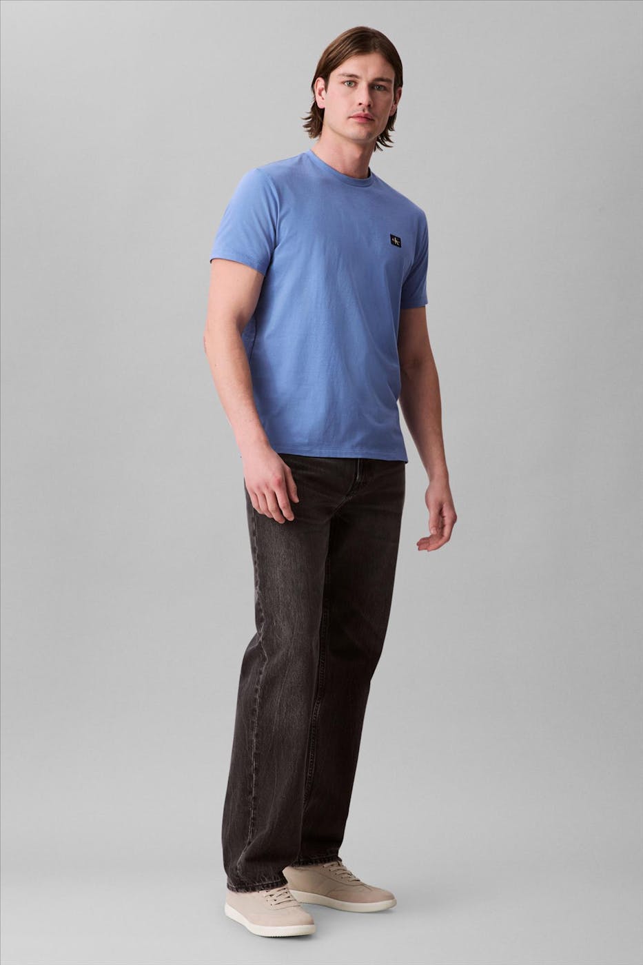 Calvin Klein Jeans - Blauwe Classic Badge T-shirt