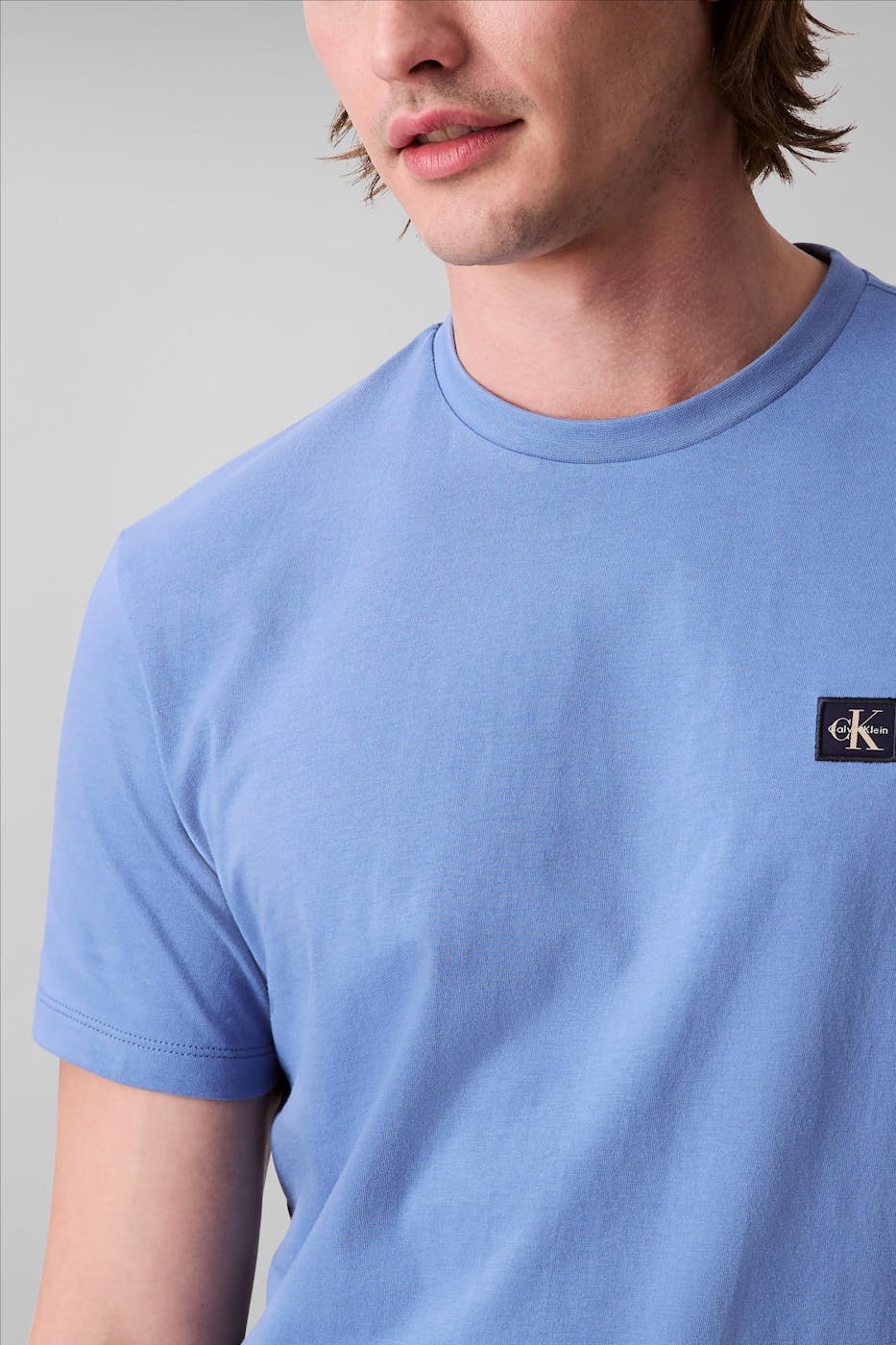Calvin Klein Jeans - Blauwe Classic Badge T-shirt