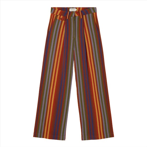Thinking Mu - Multicolor George Stripe broek