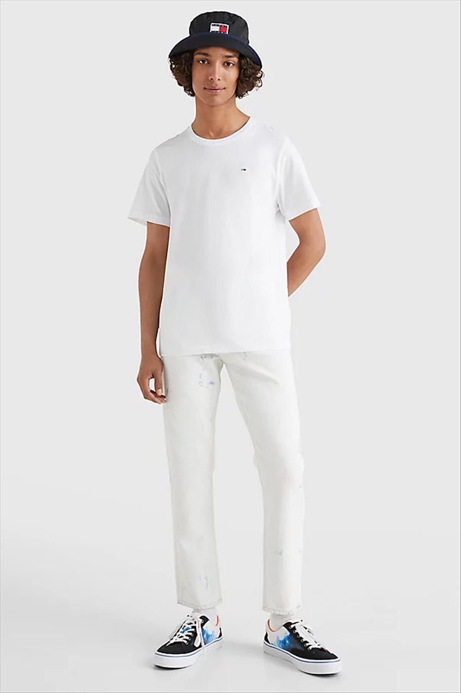 Tommy Jeans - Witte Hanson T-shirt