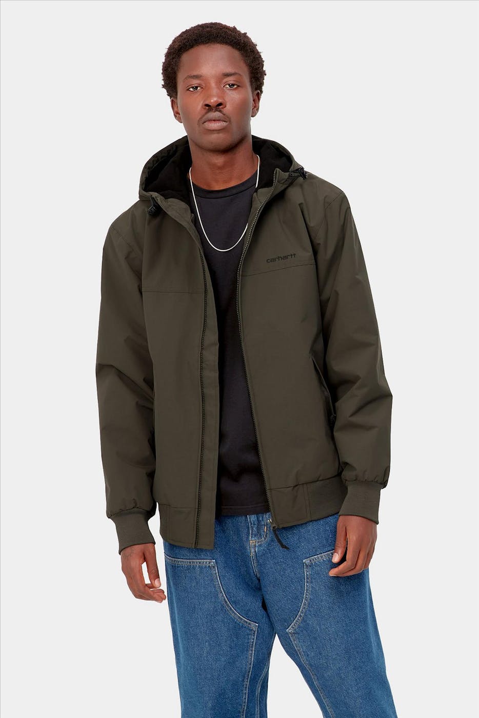 Carhartt WIP - Kaki Hooded Sail jas