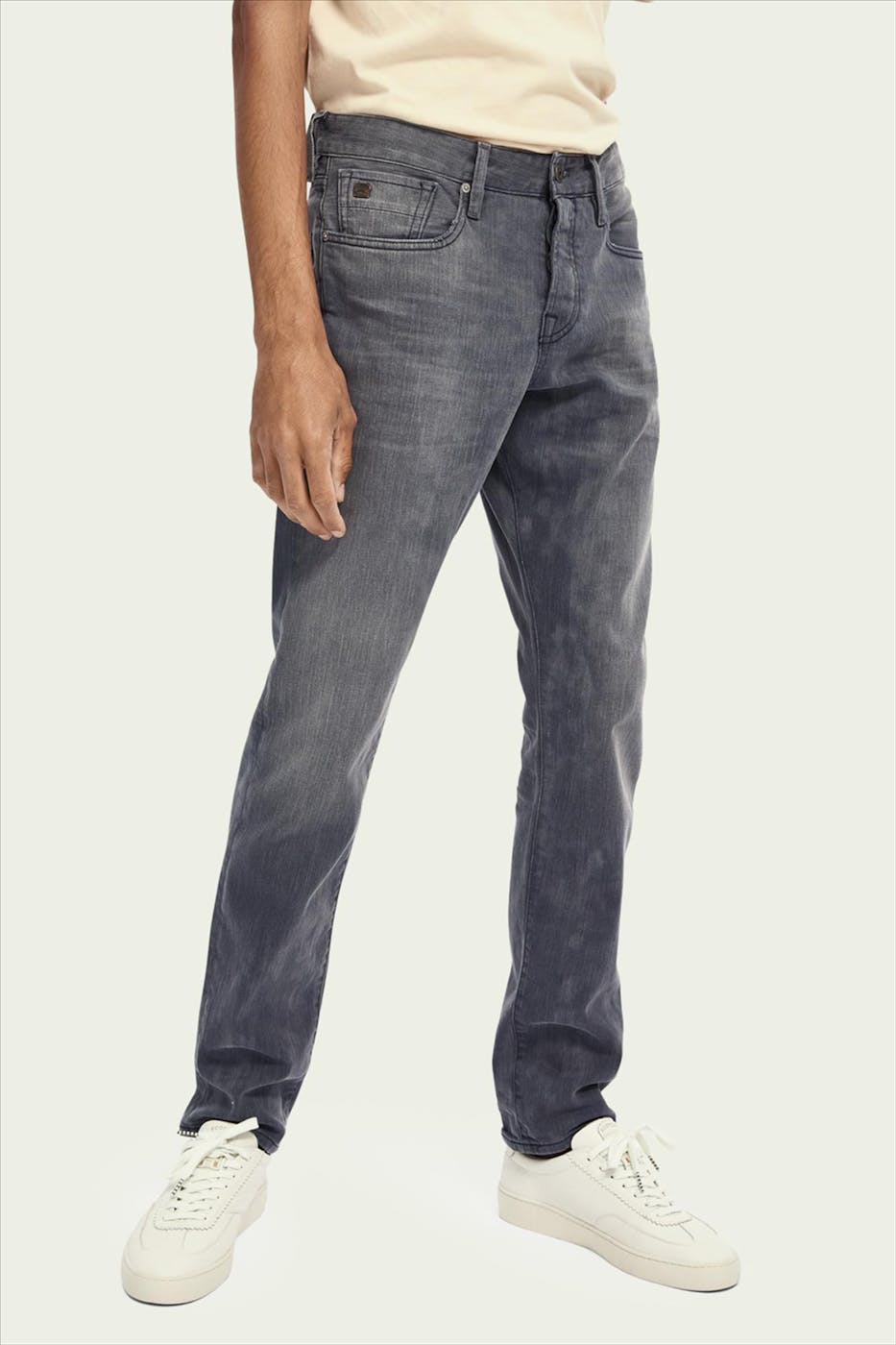 Scotch & Soda - Antraciet Ralston slim jeans