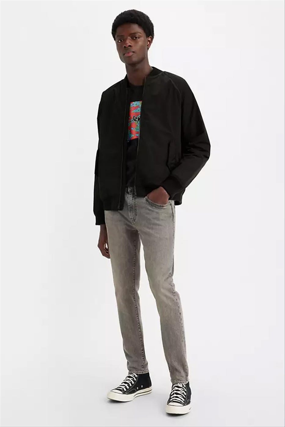 Levi's - Grijze 512 Slim Taper jeans