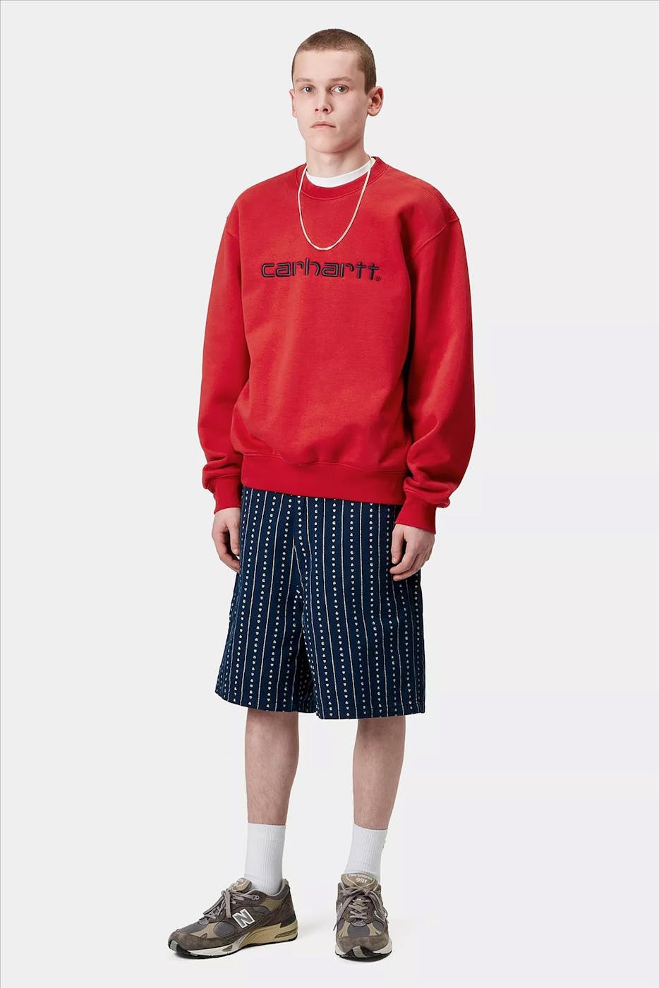 Carhartt WIP - Rode Carhartt sweater