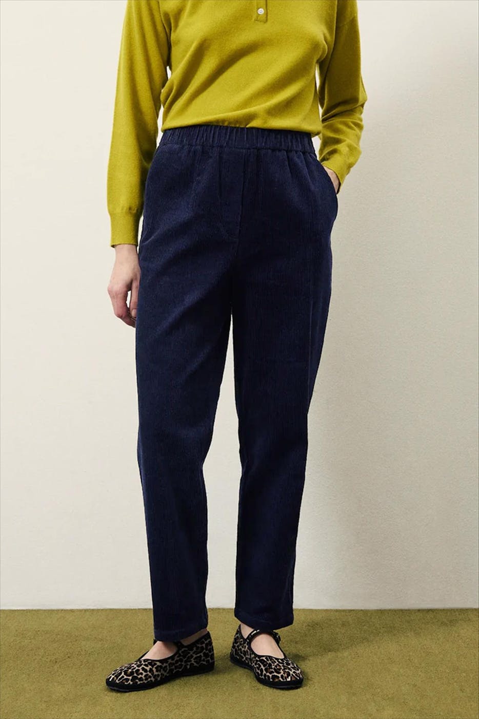 FRNCH - Donkerblauwe Perola broek