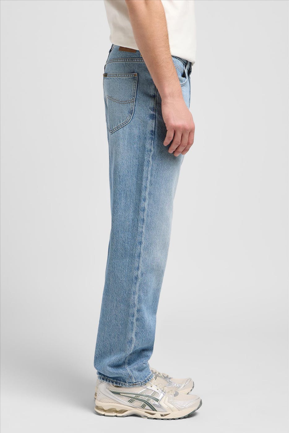 Lee - Donkergrijze Haden relaxed straight jeans