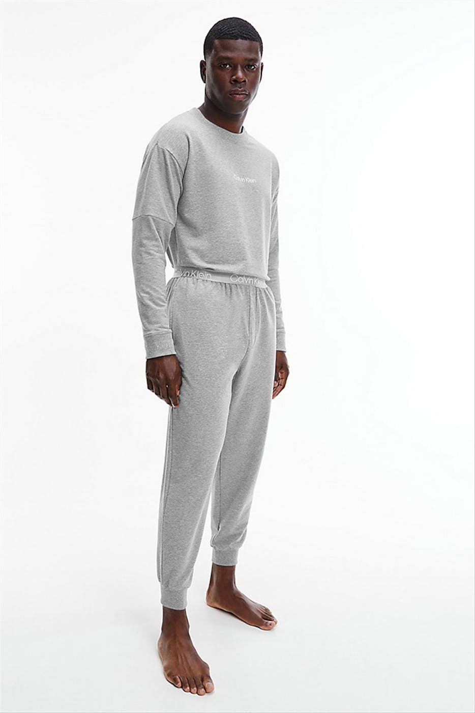 Calvin Klein Underwear - Lichtgrijze Basic Logo sweater