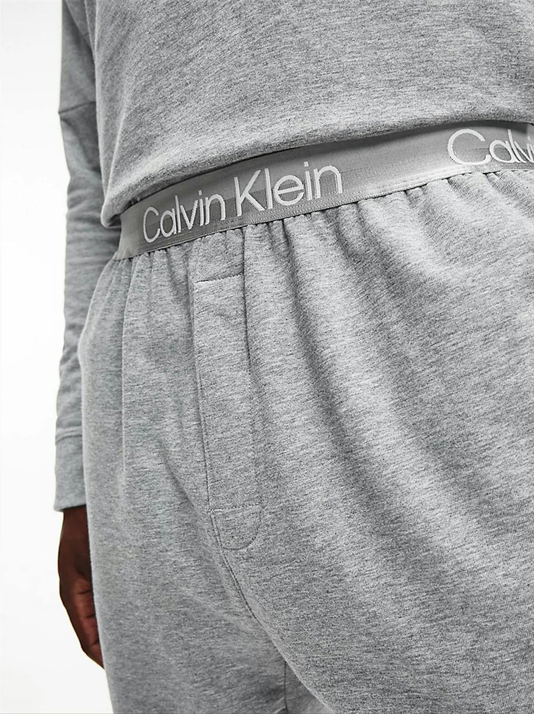 Calvin Klein Underwear - Lichtgrijze Sweatpants Met Boord