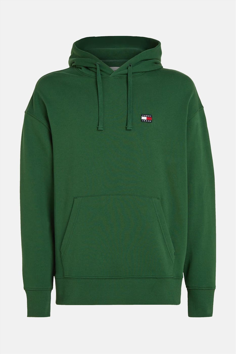Tommy Jeans - Groene Small Badge hoodie
