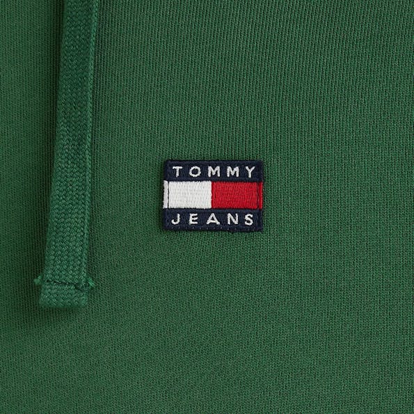 Tommy Jeans - Groene Small Badge hoodie