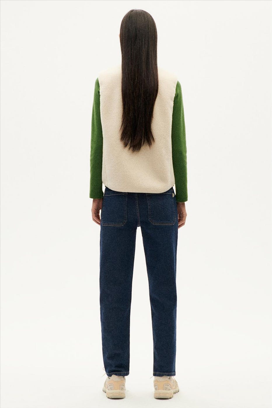 Thinking Mu - Ecru Ivory Jay vest