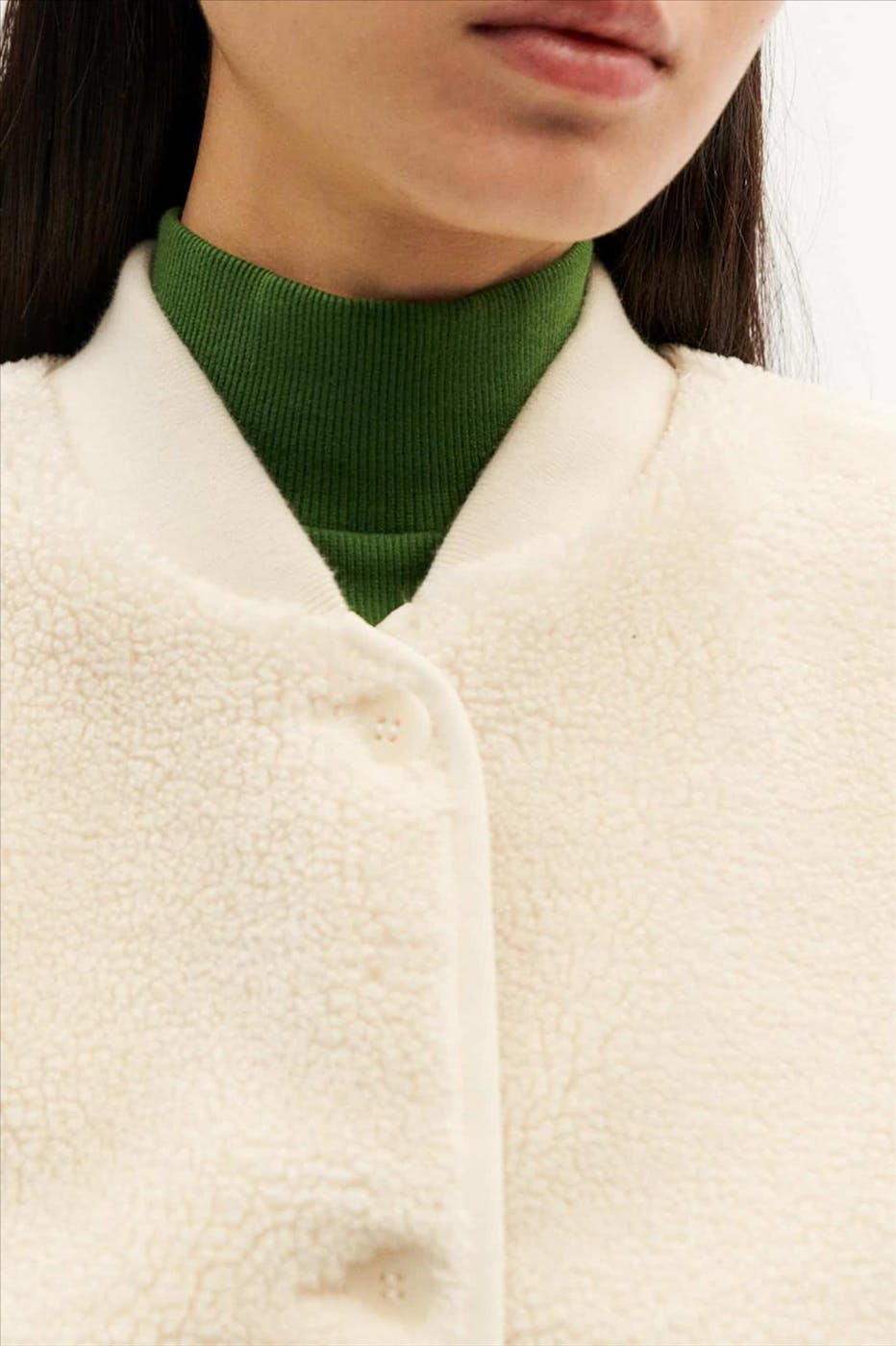 Thinking Mu - Ecru Ivory Jay vest
