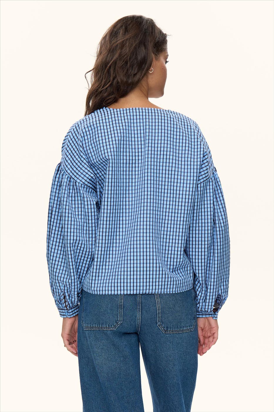Nümph - Blauwe Colette blouse