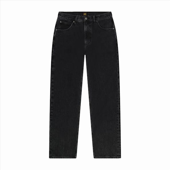 Lee - Donkergrijze Haden relaxed straight jeans
