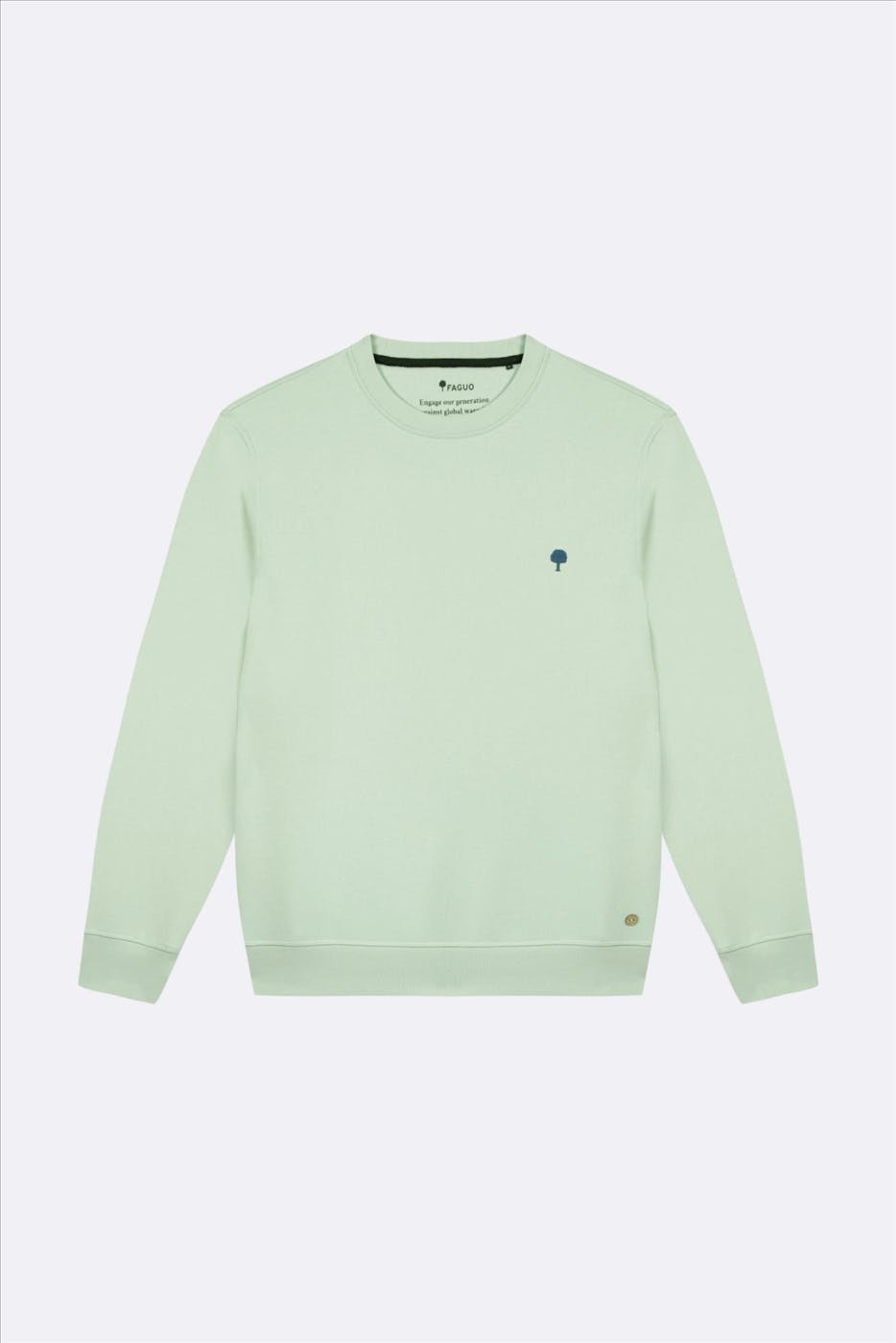 Faguo - Lichtgroene Donzy sweater