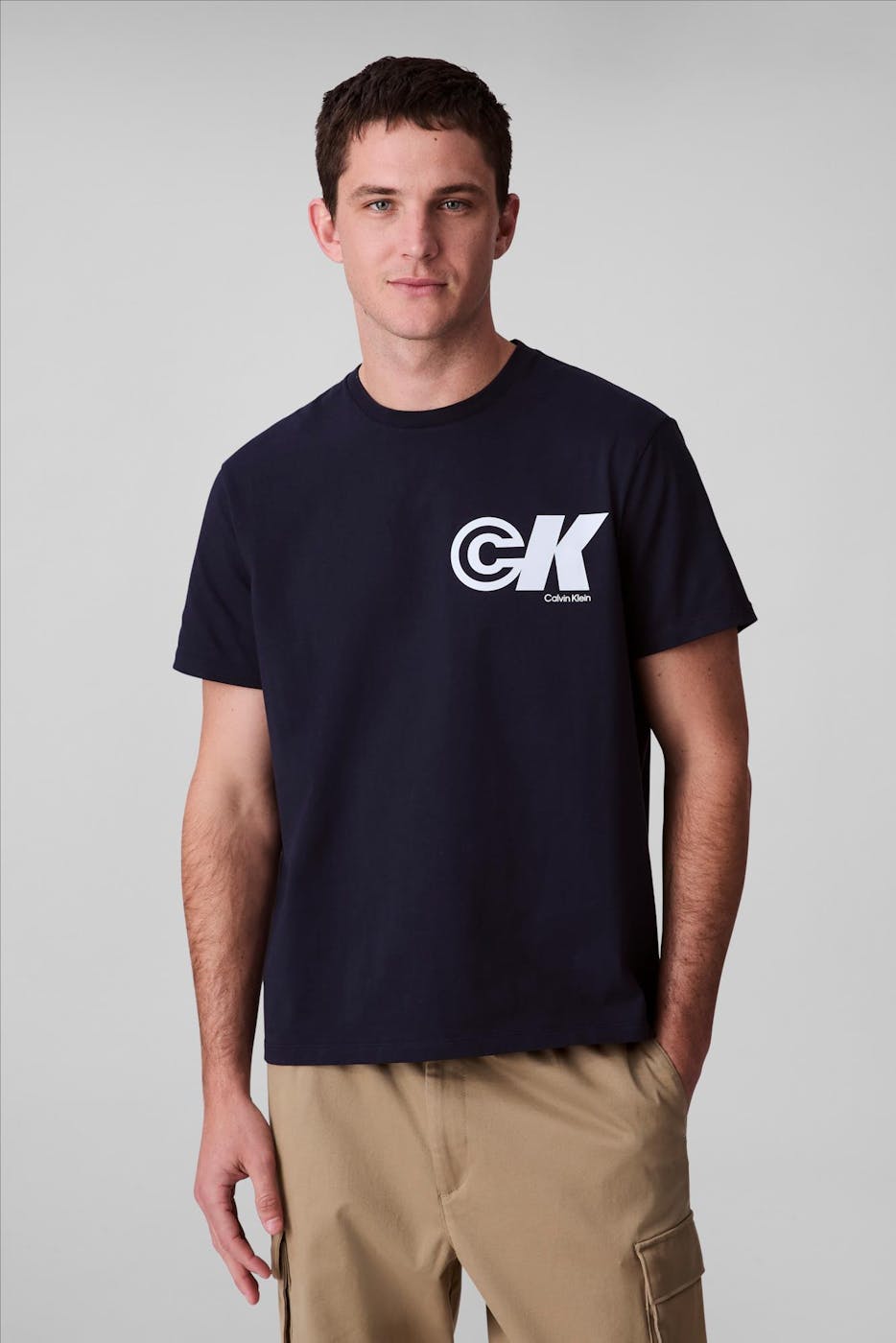 Calvin Klein Jeans - Donkerblauwe Sport Graphic Logo T-shirt