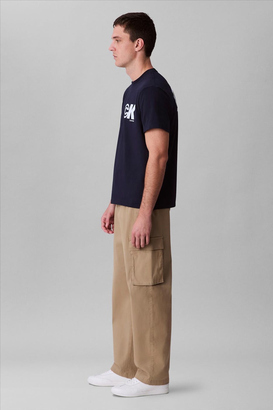 Calvin Klein Jeans - Donkerblauwe Sport Graphic Logo T-shirt