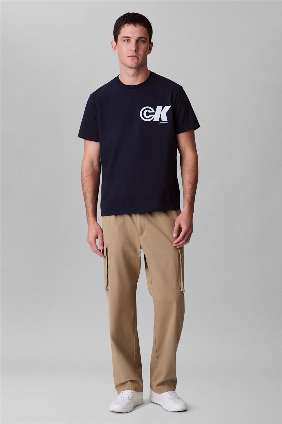 Calvin Klein Jeans - Donkerblauwe Sport Graphic Logo T-shirt