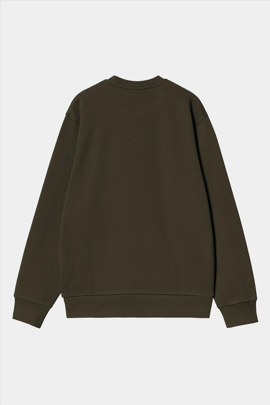 Carhartt WIP - Donkergroene Script Embroidery sweater