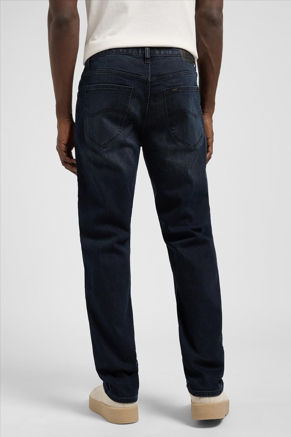 Lee - Donkerblauwe West Regular Straight jeans