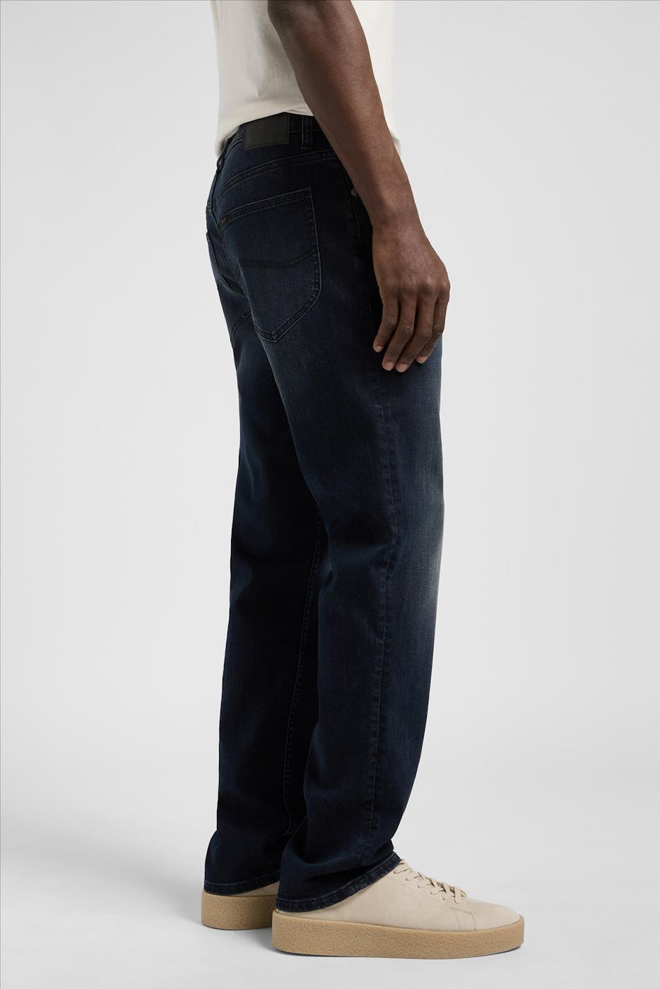 Lee - Donkerblauwe West Regular Straight jeans