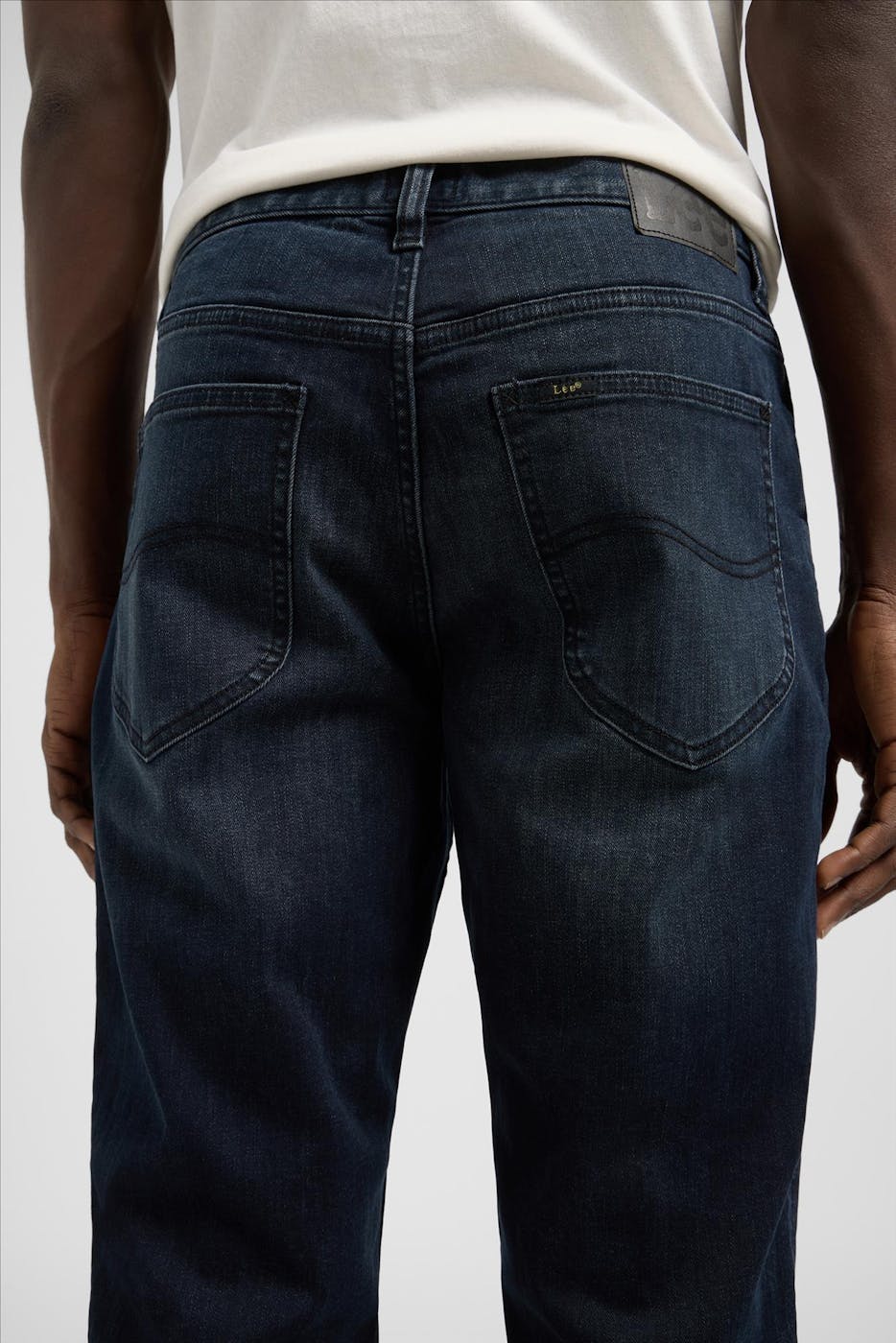 Lee - Donkerblauwe West Regular Straight jeans