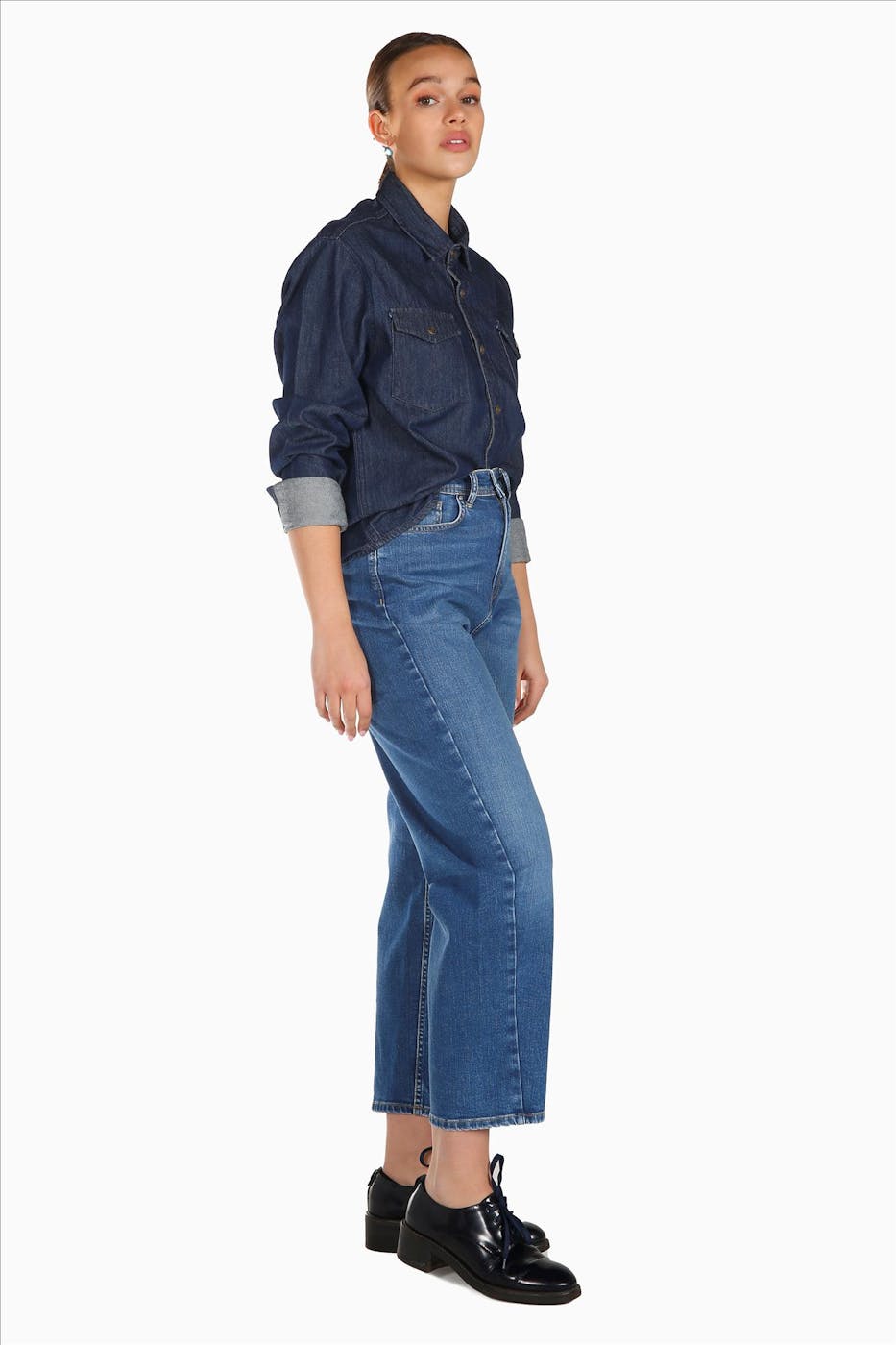 Lee Cooper - Blauwe Lasso Balloon jeans