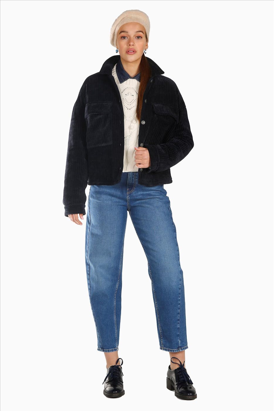 Lee Cooper - Blauwe Lasso Balloon jeans