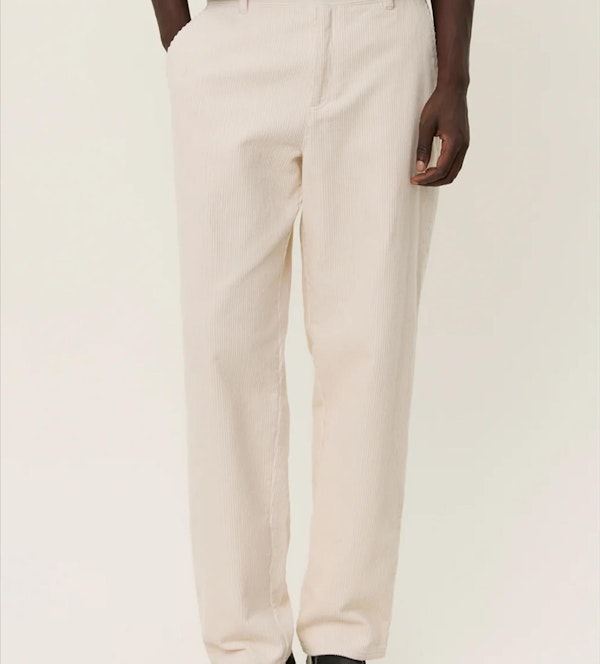 LES DEUX - Ecru Kody Heavy Corduroy broek