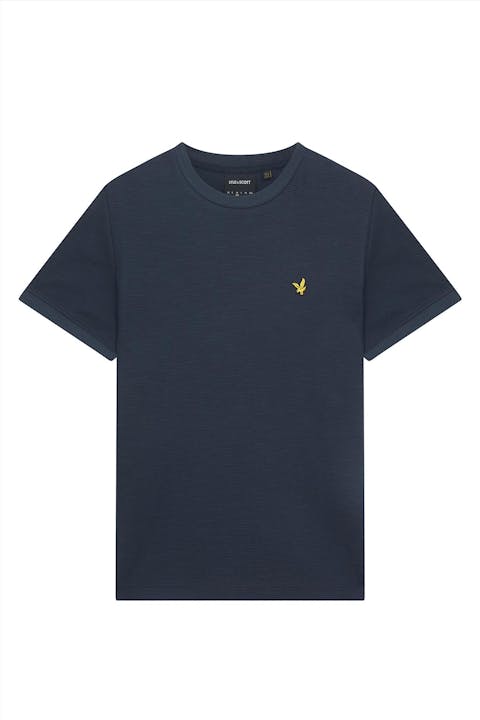 Lyle & Scott - Donkerblauwe Milano Trim T-shirt