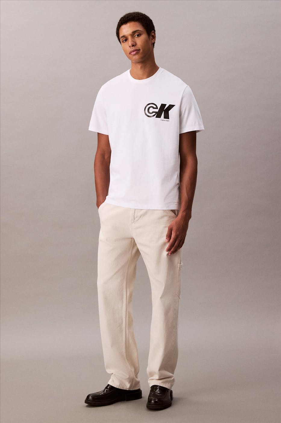 Calvin Klein Jeans - Witte Sport Graphic Logo T-shirt
