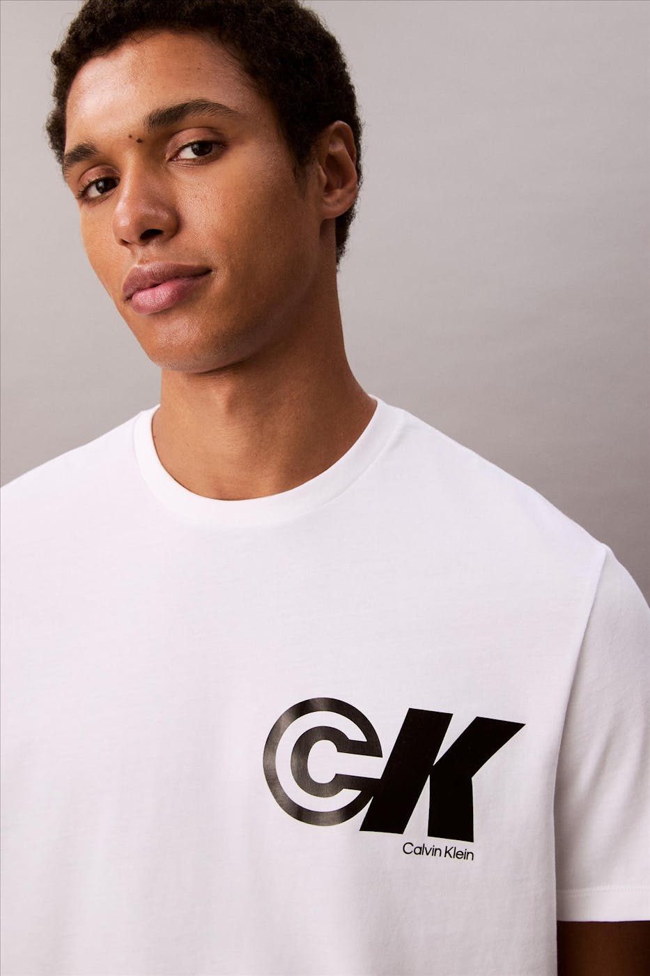 Calvin Klein Jeans - Witte Sport Graphic Logo T-shirt
