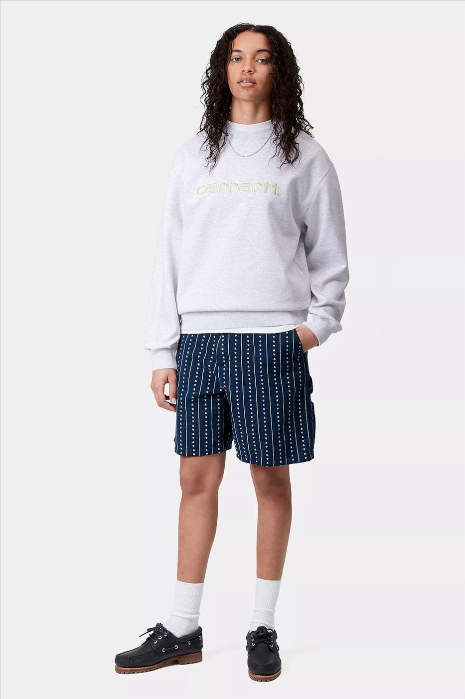 Carhartt WIP - Lichtgrijze Carhartt sweater