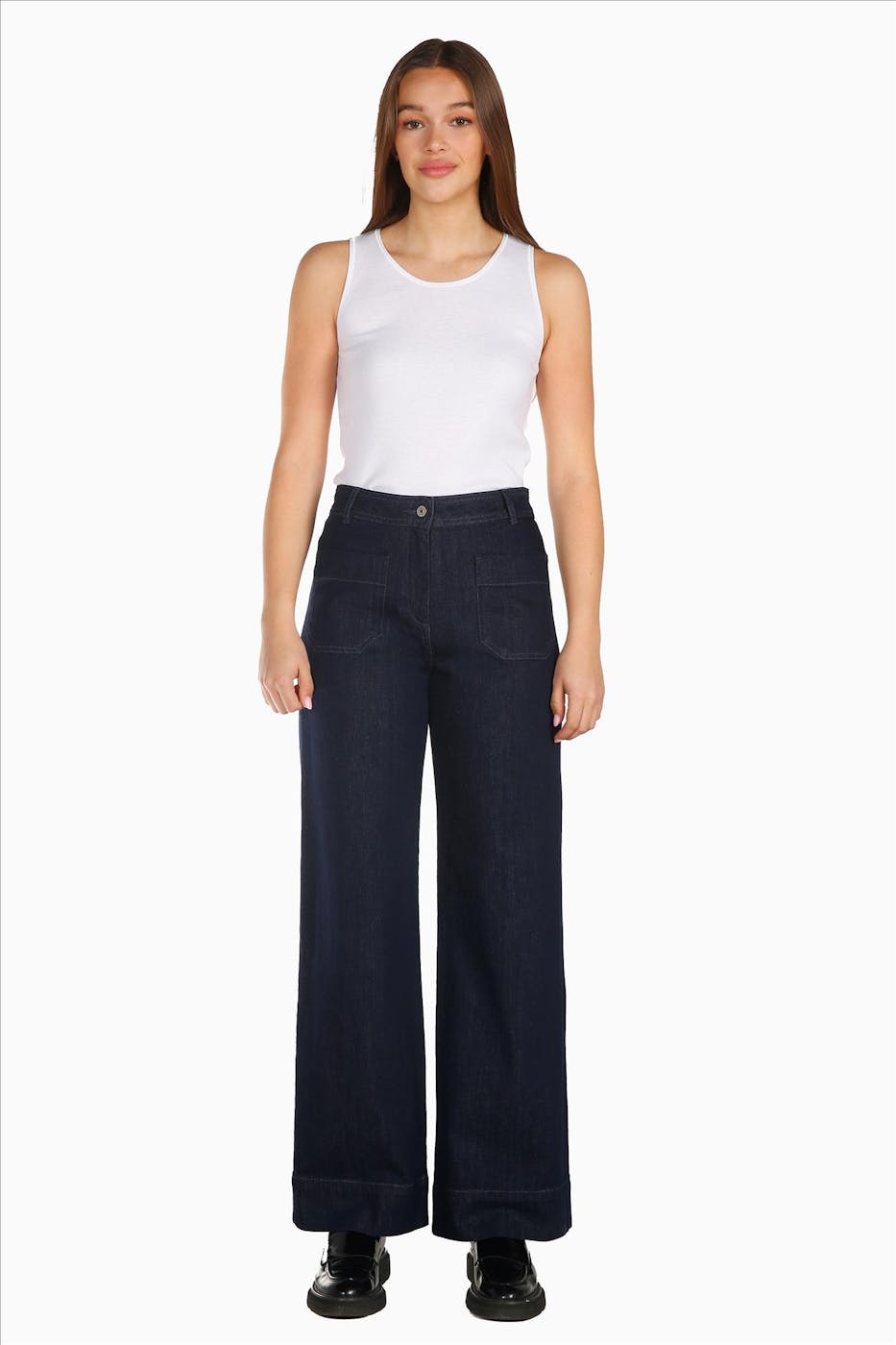 Lee Cooper - Donkerblauwe Eiffel jeans