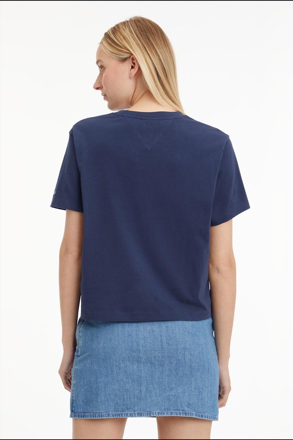 Tommy Jeans - Donkerblauwe Classic Serif T-shirt