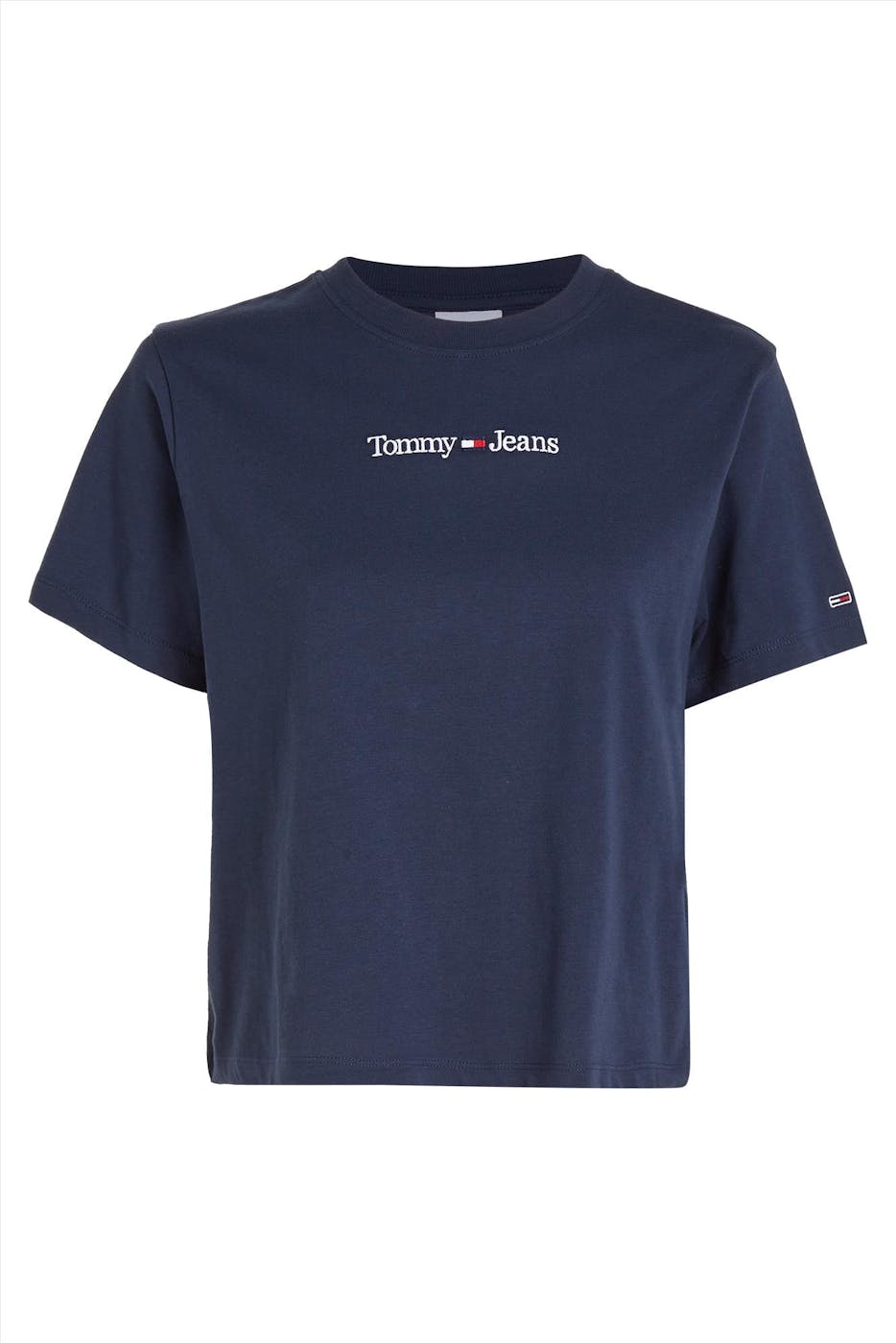 Tommy Jeans - Donkerblauwe Classic Serif T-shirt