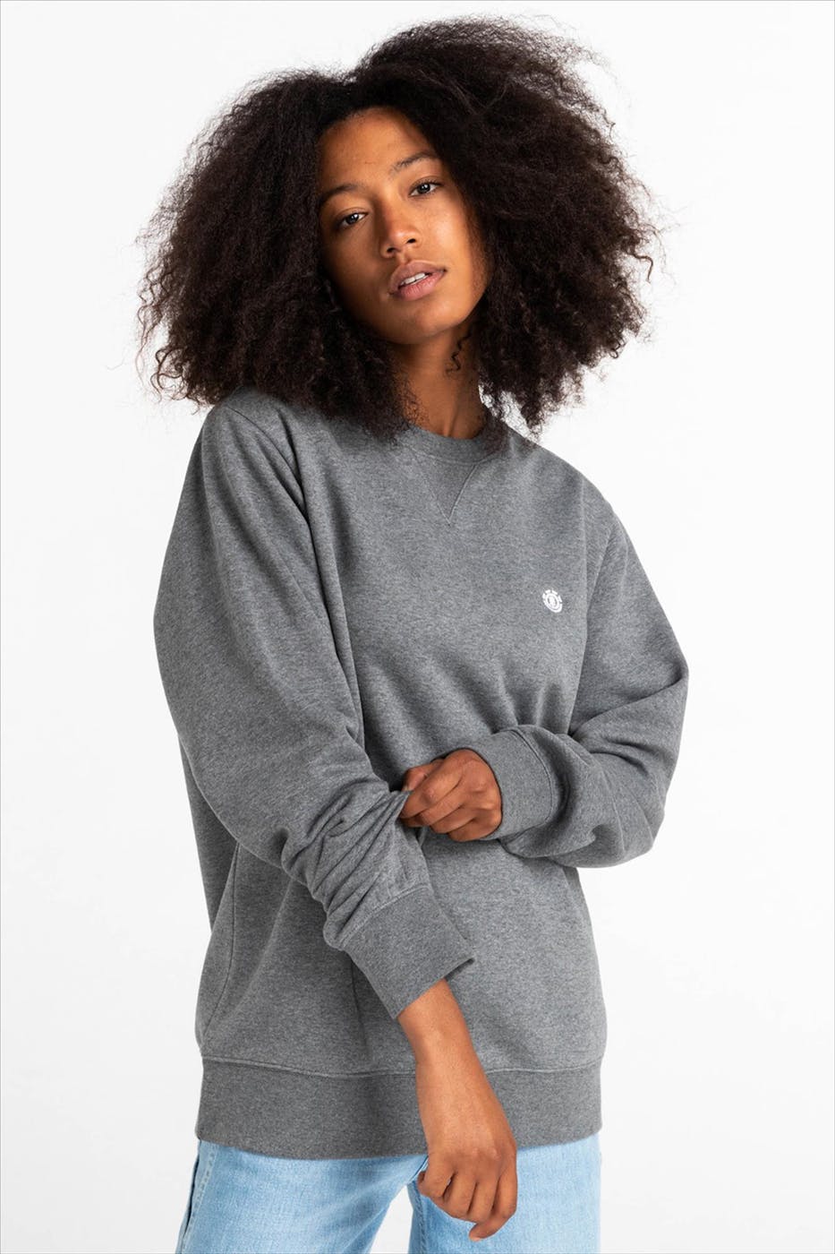 Element - Grijze Cornell Classic Crew sweater