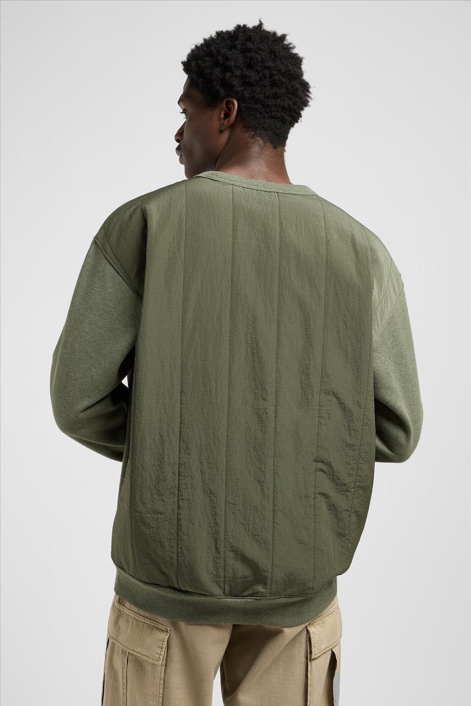 Lee - Olijfgroene Utility sweater