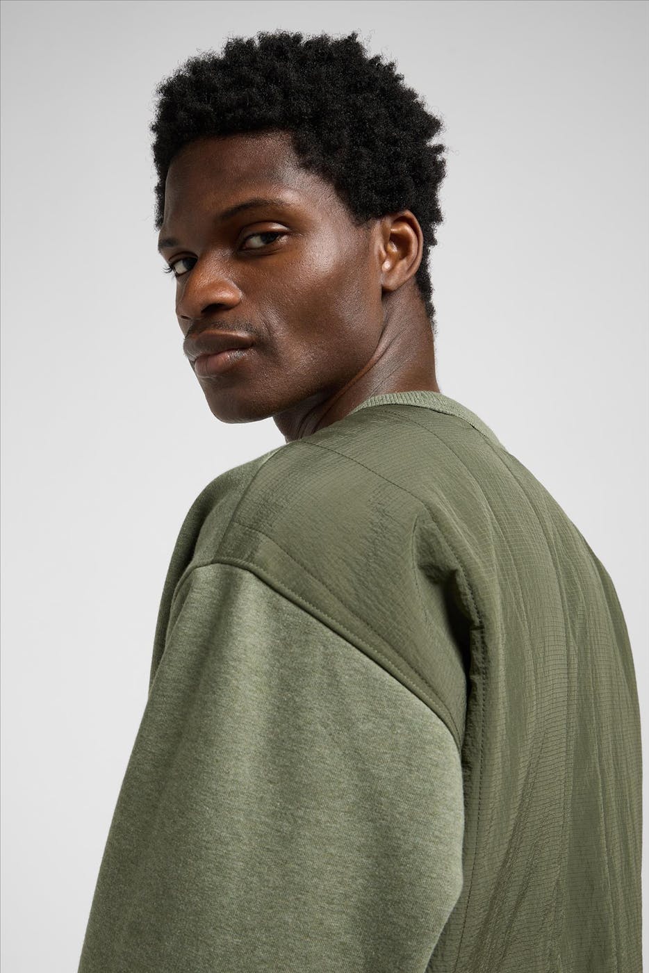 Lee - Olijfgroene Utility sweater