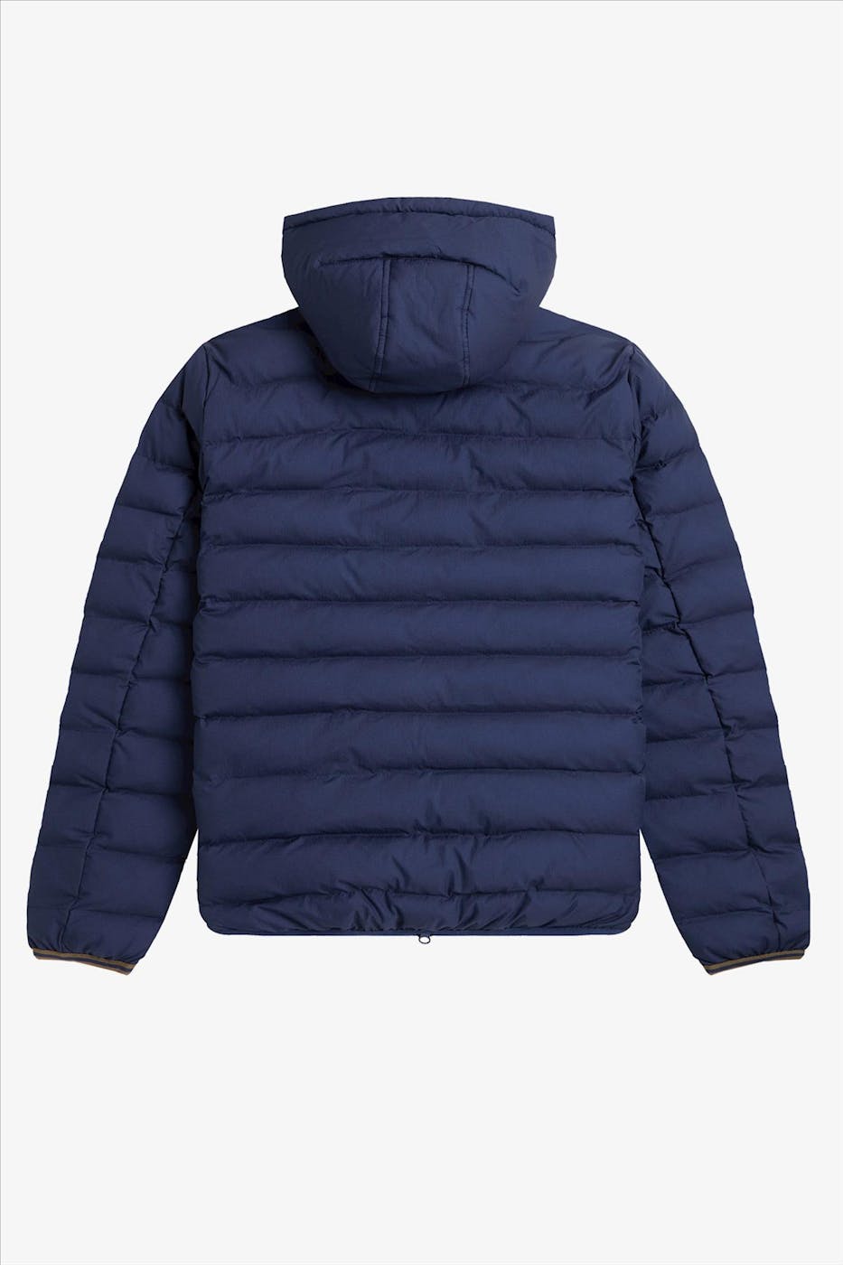 Fred Perry - Blauwe Hooded Insulated jas