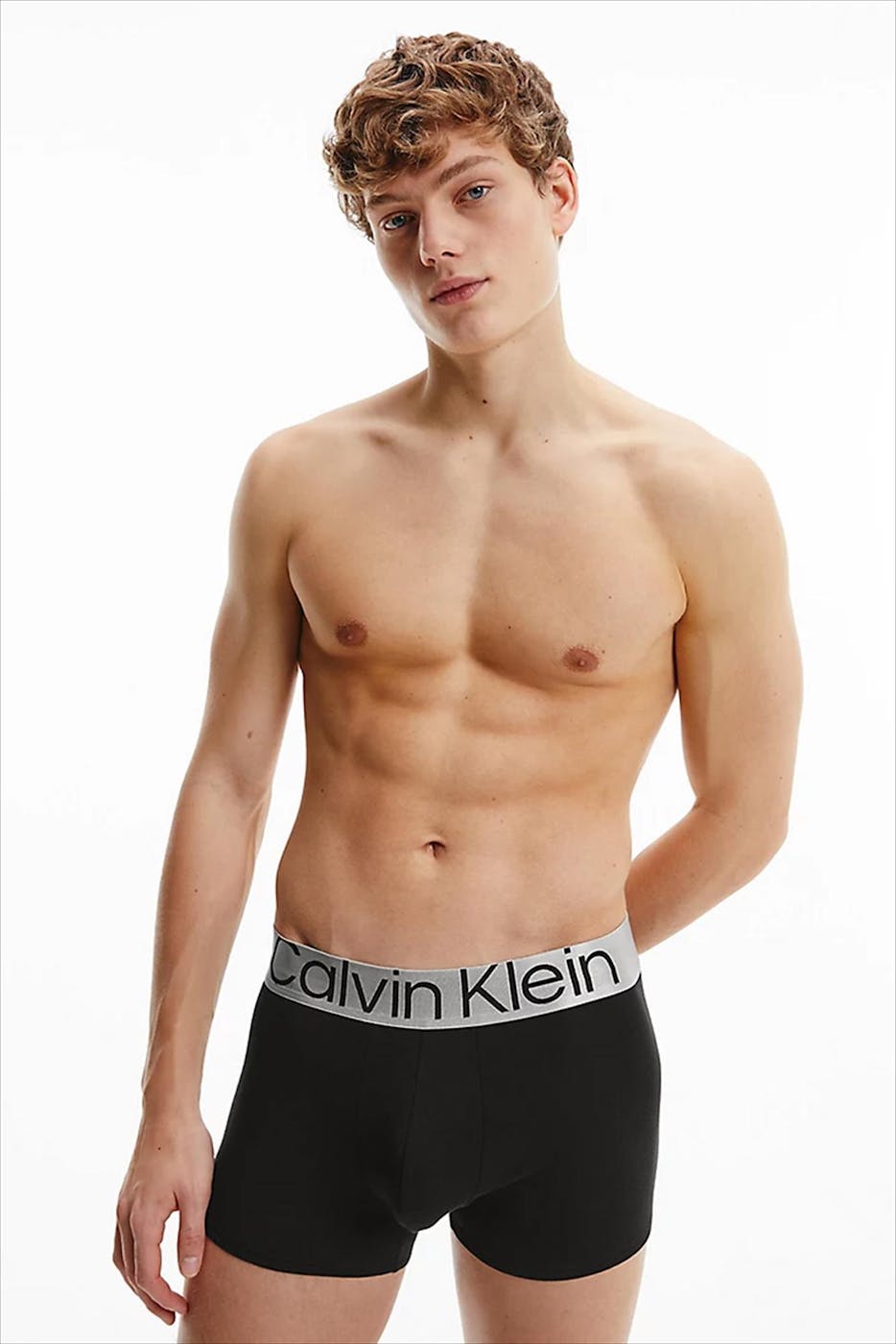 Calvin Klein Underwear - Zwart-grijs-witte Trunk 3-pack boxershorts