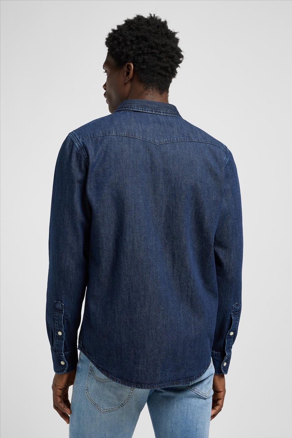 Lee - Donkerblauw Regular Western hemd