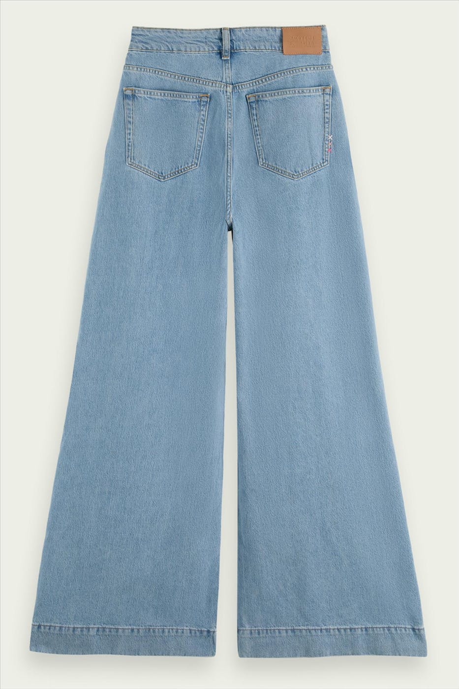 Scotch & Soda - Lichtblauwe The Shore wide straight jeans